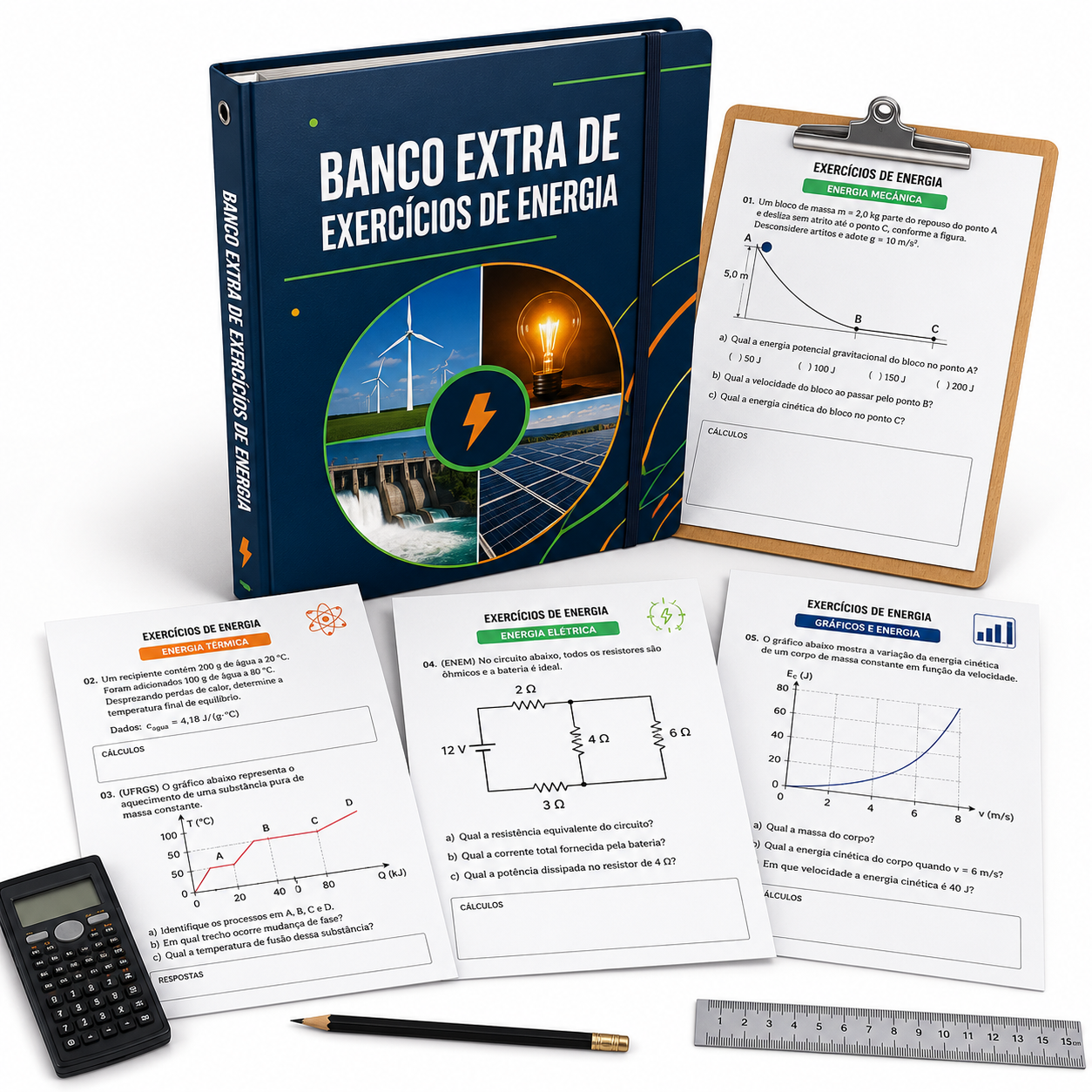 Banco Extra de Exercícios de Energia
